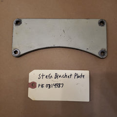 1969-1972 Evinrude Johnson 0314987 314987 Stern Bracket Plate 85-125 Hp Vintage*