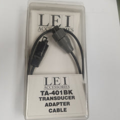 Lowrance LEI Fishfinder Transducer Adapter Cable Black to Gray TA-401BK*