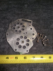 ~1955 Johnson Seahorse QD-16 10 Hp Reed/Leaf Plate, Screws 0303483 303483 Vintage